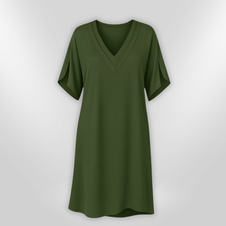 Women Maxi Dress with Drapert Design – Elegant &amp; Comfortable