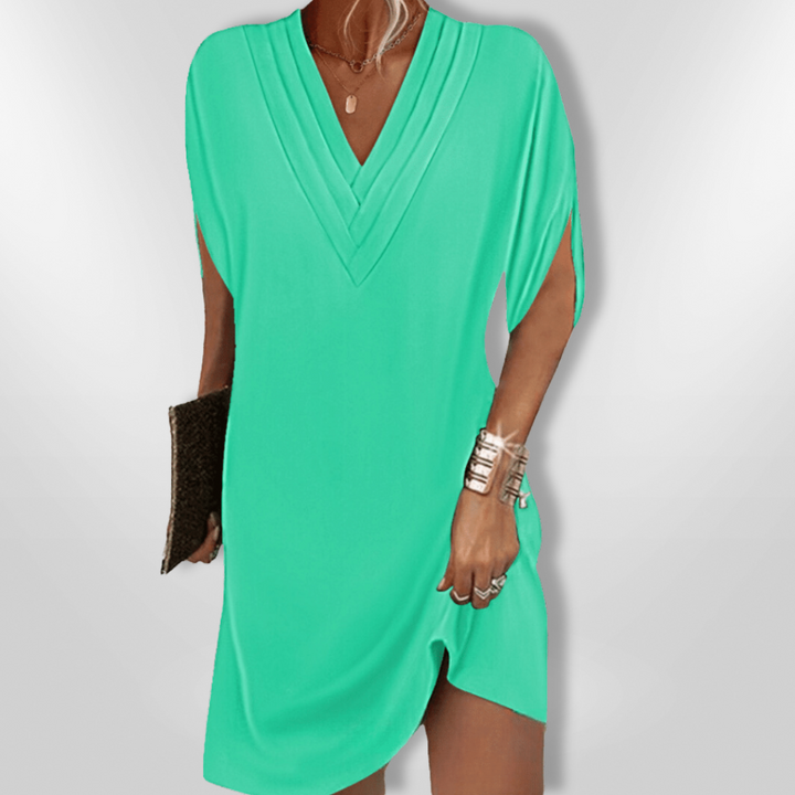 Women Maxi Dress with Drapert Design – Elegant &amp; Comfortable
