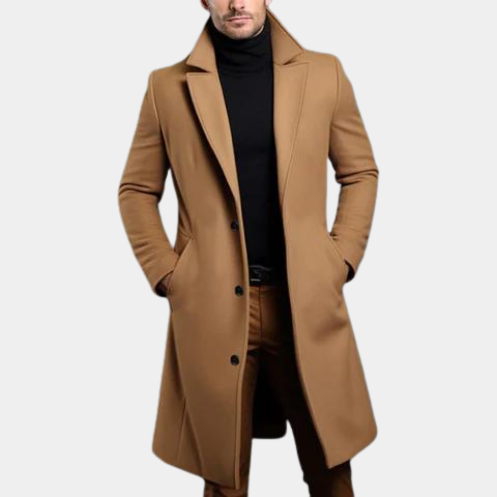Men long coat - elegant style for every occasion