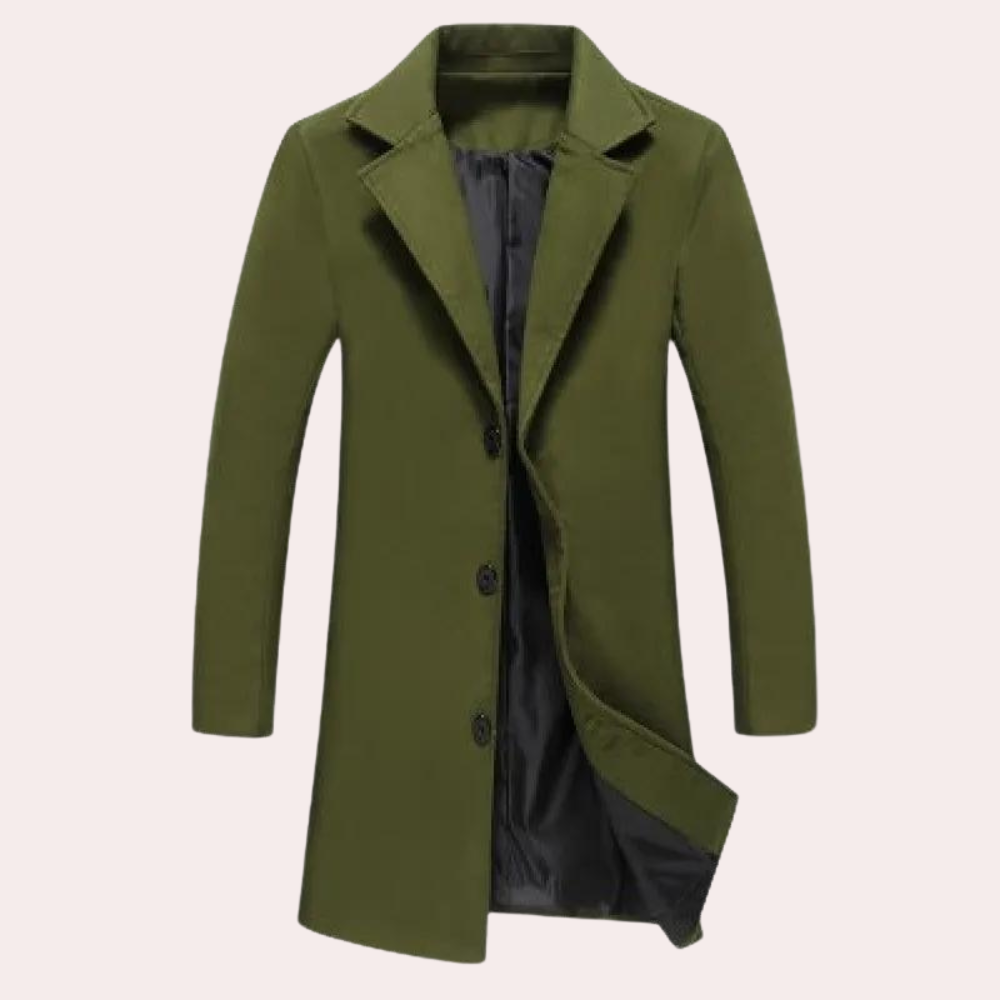 Men long coat - elegant style for every occasion