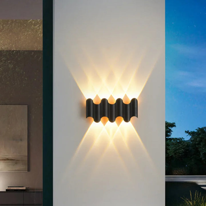 Interior modern wall light - elegant led-ljus in gold