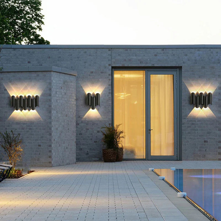 Interior modern wall light - elegant led-ljus in gold