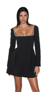 Elegant Perle Mini Dress for women with Long sleeves