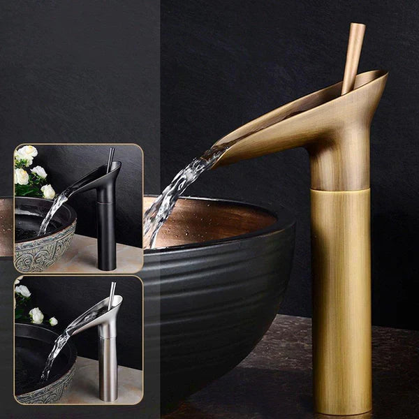 Elegant Retro-Style Bathroom Basin Tap