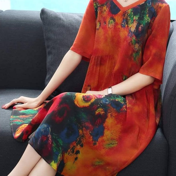 Elegant women dress in soft