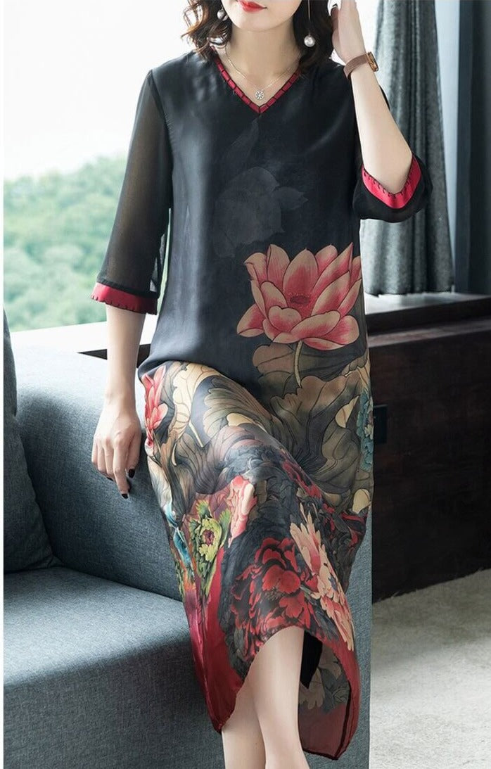 Elegant women dress in soft