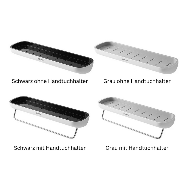 Elegant baderoms organiser with integrated håndklestativ