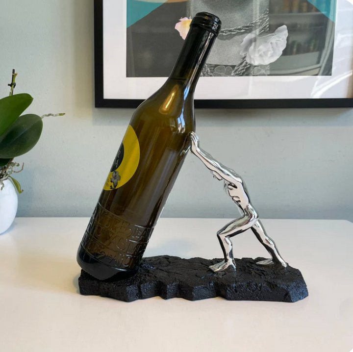 Elegant Wine Bottle Holder – Unique Design for Stylish Serving