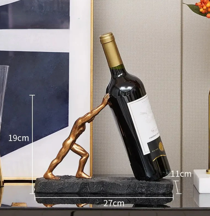 Elegant Wine Bottle Holder – Unique Design for Stylish Serving