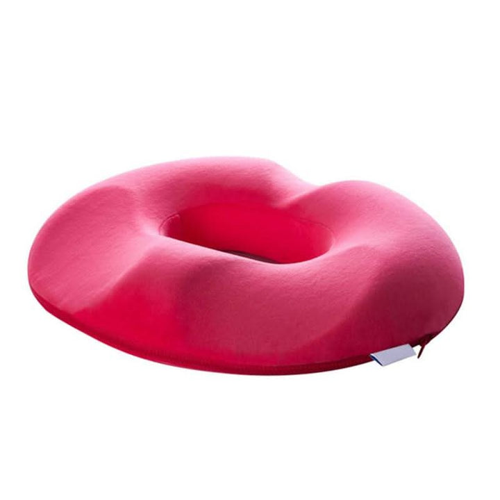 Ergonomic seat pillow for optimum sit position and long permanent comfort