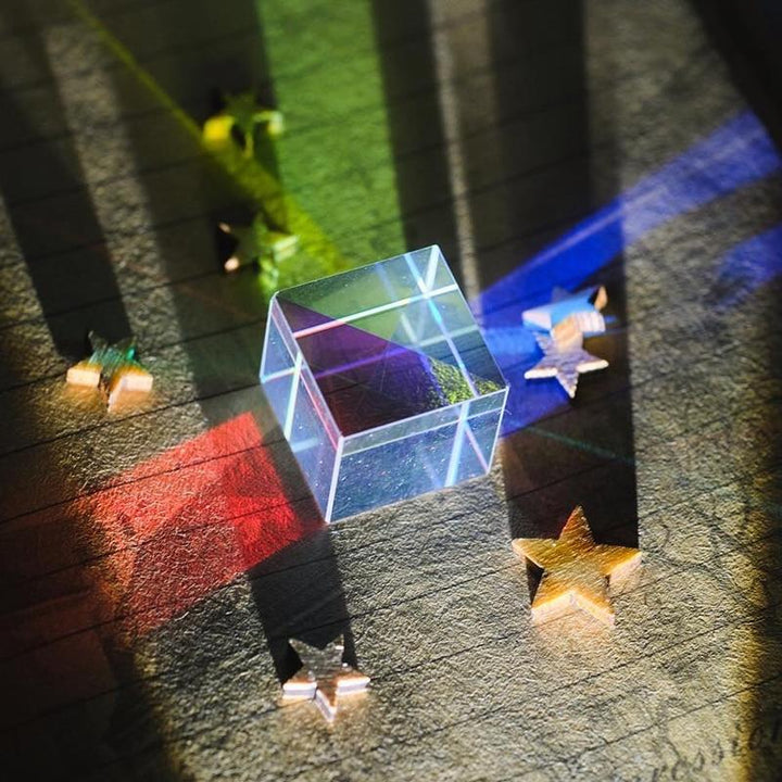 Color Optical Prism Cube
