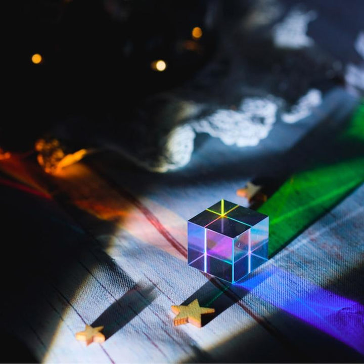 Color Optical Prism Cube