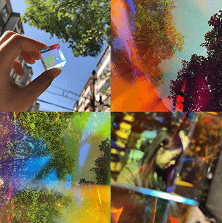 Color Optical Prism Cube
