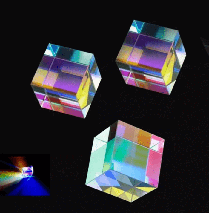 Color Optical Prism Cube