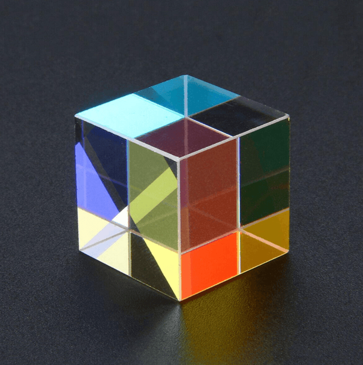 Color Optical Prism Cube