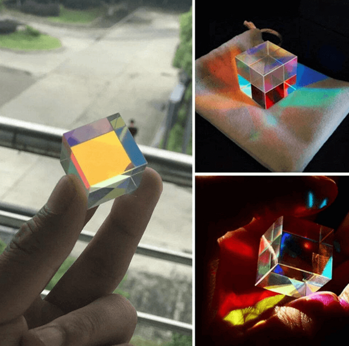 Color Optical Prism Cube