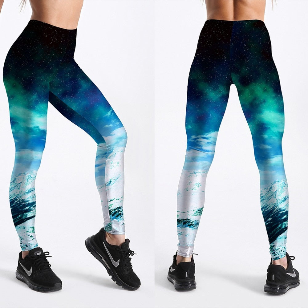 Women 3D Galaxy Leggings – Explore Kosmisk Style