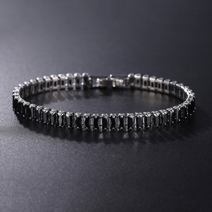 Women cubic zirco nine bracelet, luksuri pour design