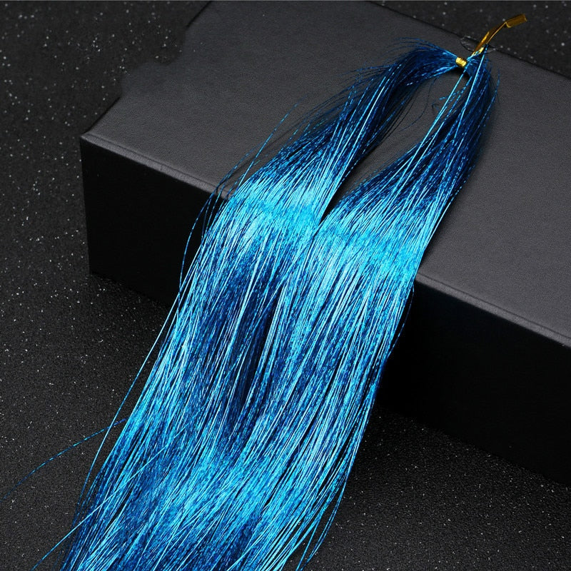 Sparkling Tinsel Hair Extension for Relaxed Style