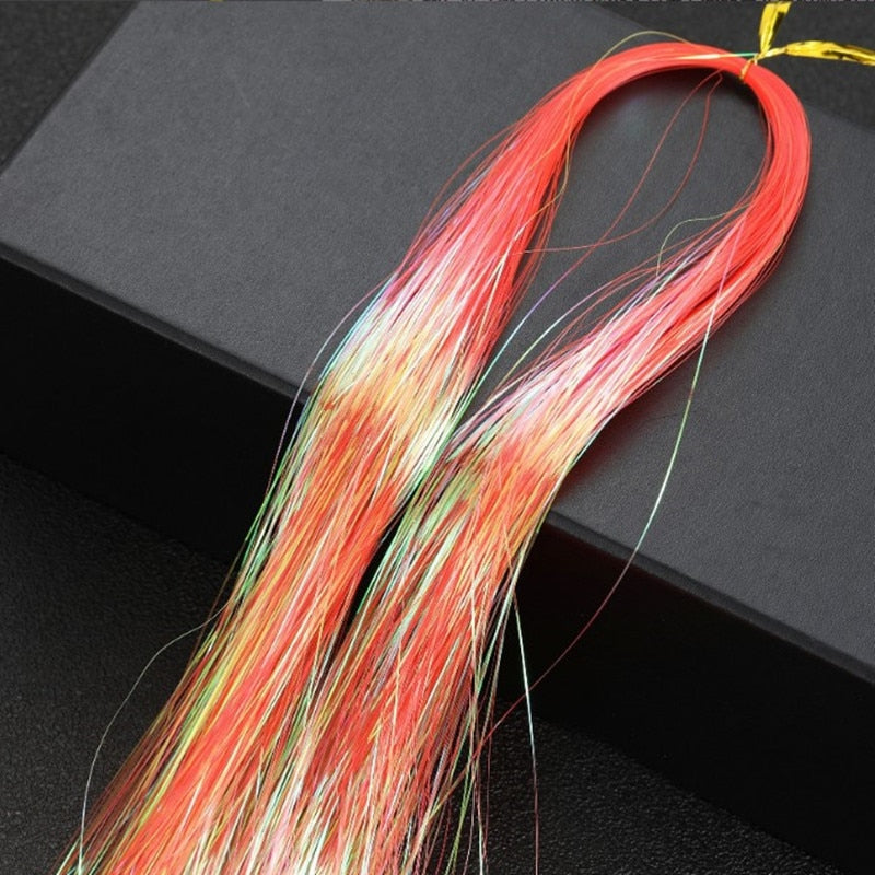Sparkling Tinsel Hair Extension for Relaxed Style