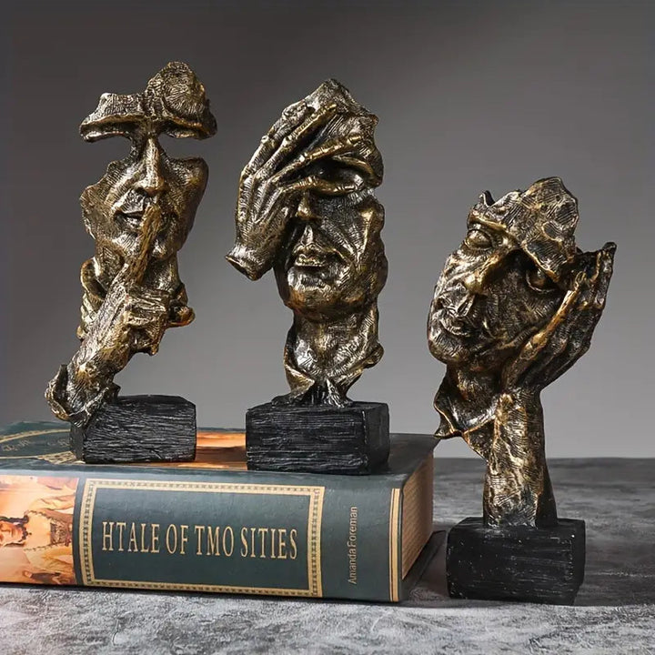 Unique artistic decoration figure for home - handmade elegance