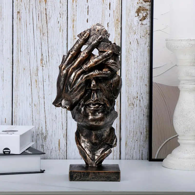 Unique artistic decoration figure for home - handmade elegance