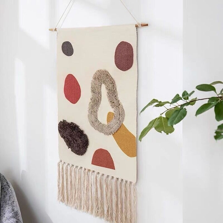 Unisex hand vevd boho wall carpet - cause a cosy atmosphere