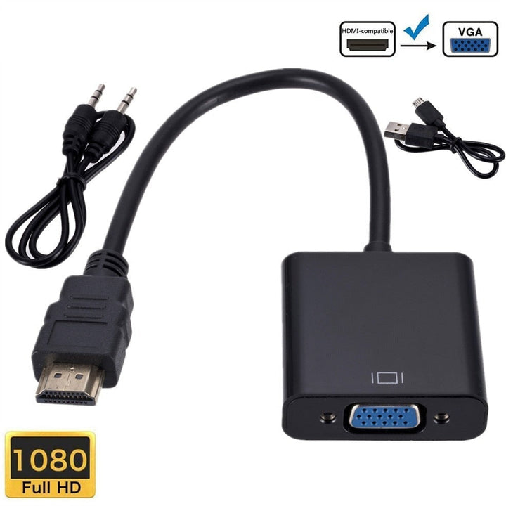Universal HDMI to VGA converter for monitors