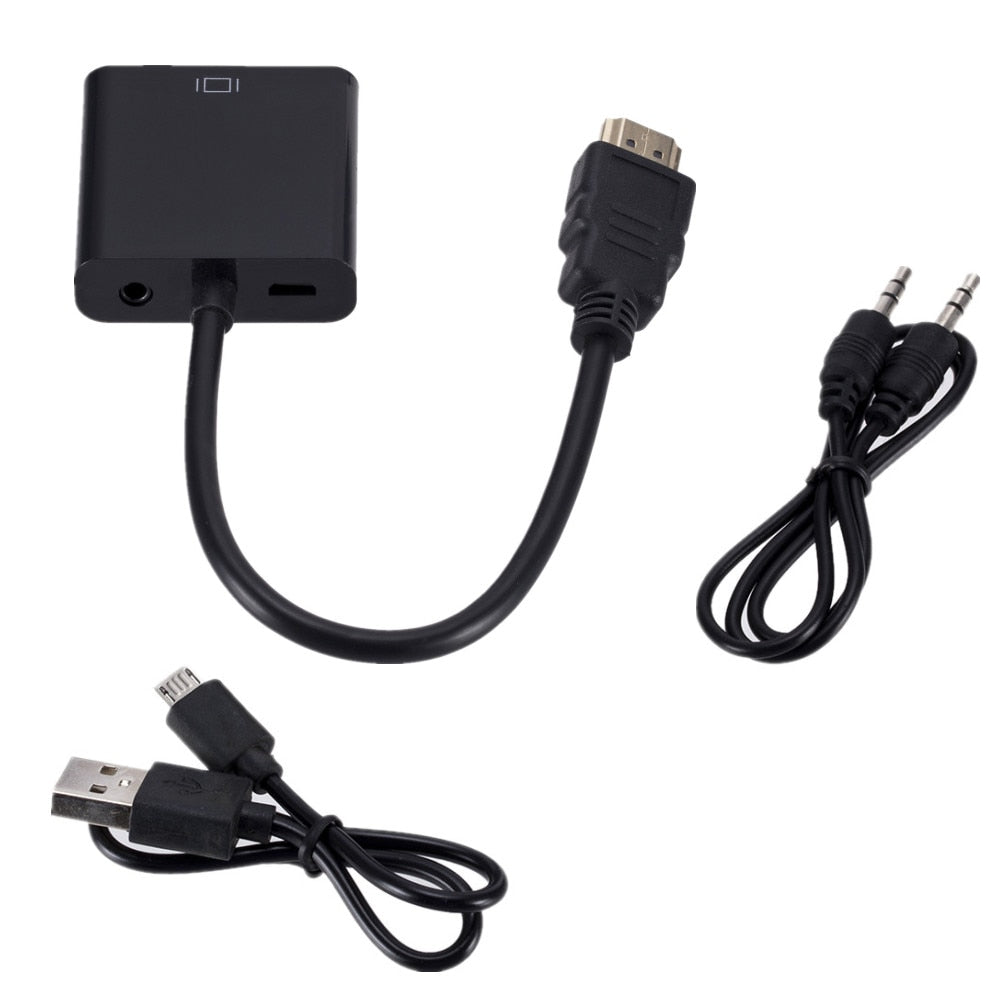 Universal HDMI to VGA converter for monitors