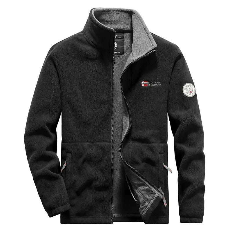 Thick polarfleece jacket for men - warm &amp; robust