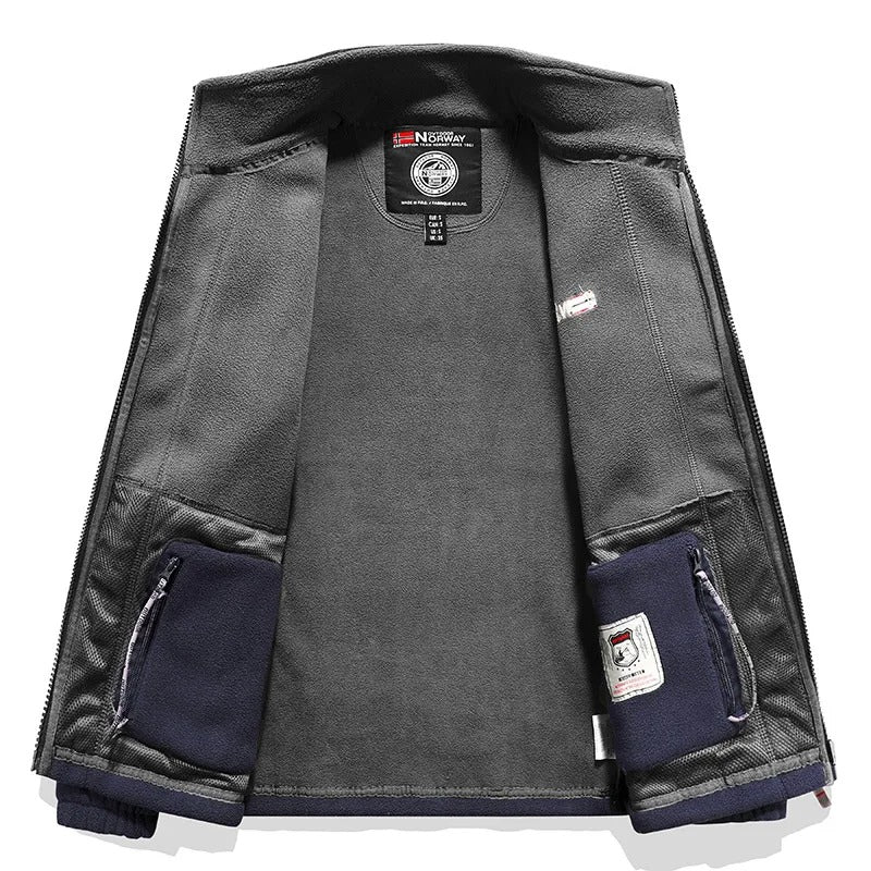 Thick polarfleece jacket for men - warm &amp; robust