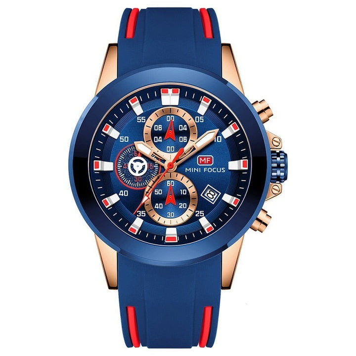 Men sports kronograf clock - robust and multifunctional