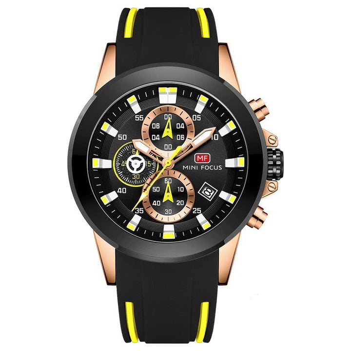 Men sports kronograf clock - robust and multifunctional