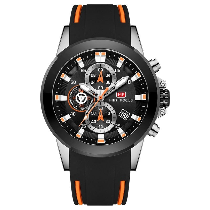 Men sports kronograf clock - robust and multifunctional