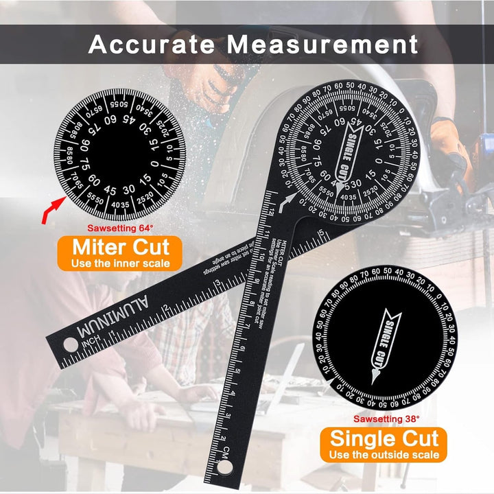 Gjäringssag Vinkelmåler - Precis Measurement for Tömrerarbeid