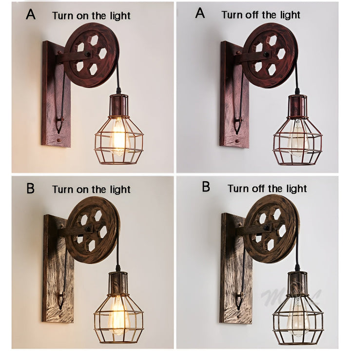 Industrial LED Wall Lamp for Living Room | Modern Design Lighting