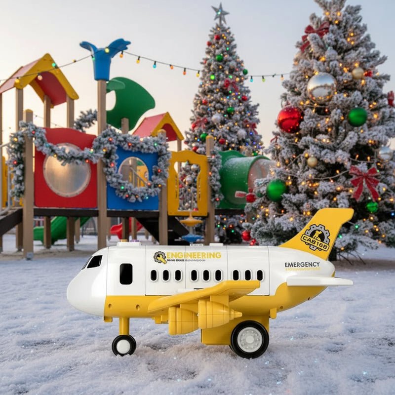 Interactive Toy Airplane for Children with LED Lights
