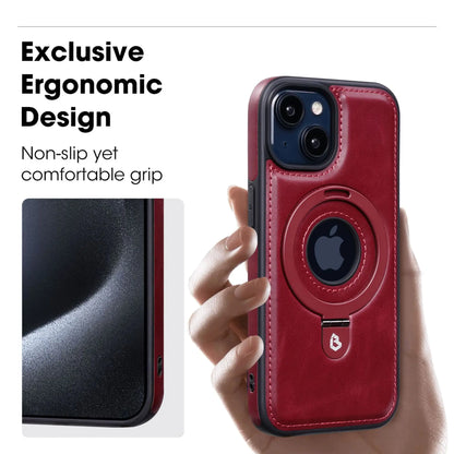 iphone-deksel with magnetic tripod and qi-kompatibilitet