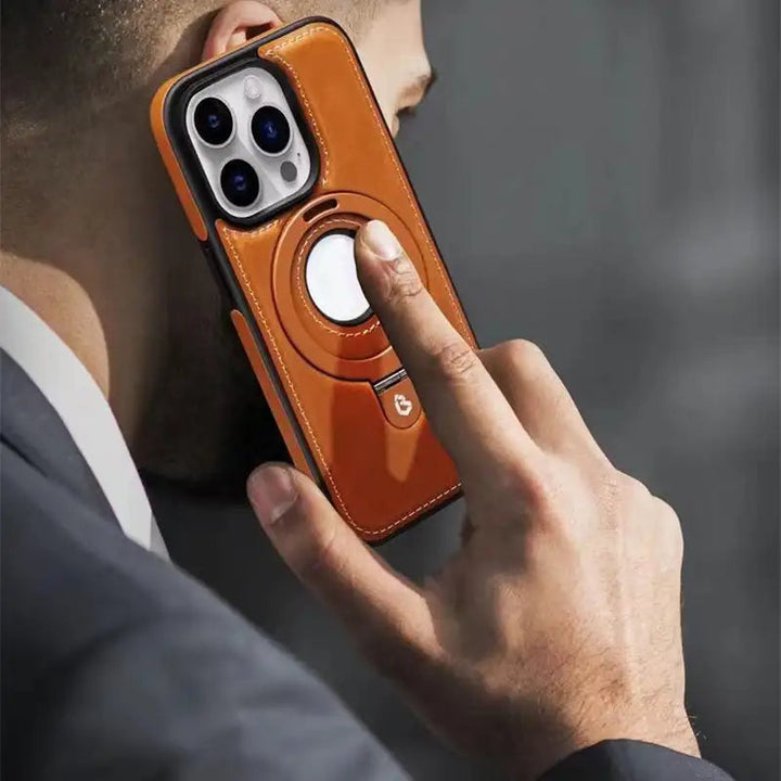 iphone-deksel with magnetic tripod and qi-kompatibilitet
