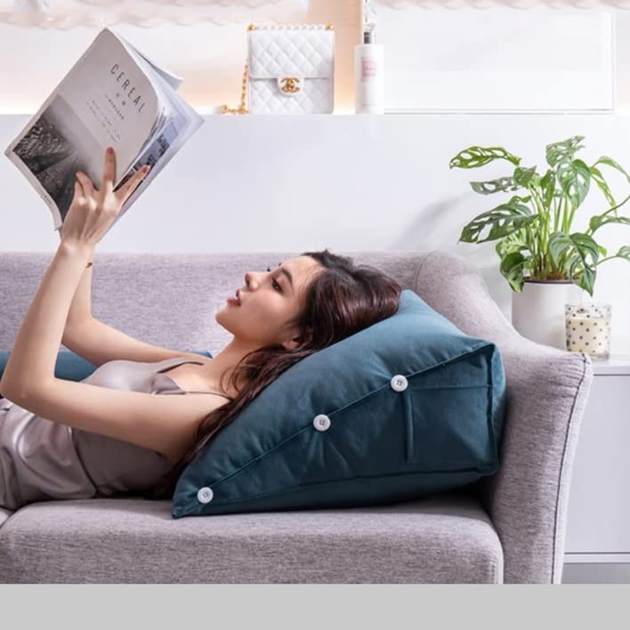 Optimum adjustable wedge pillow for back knock and comfort