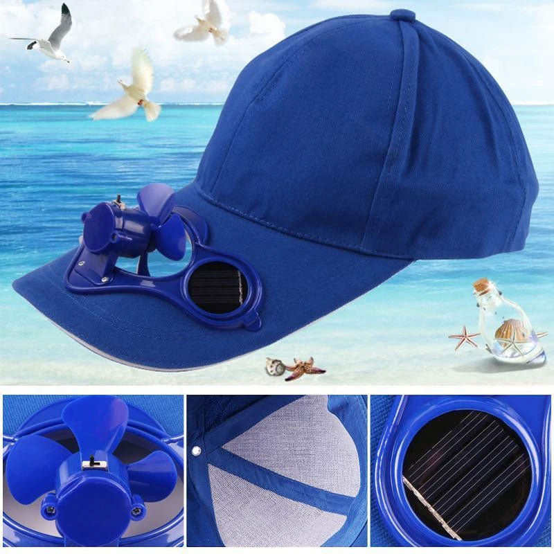 Solar-powered Hat with Vifte - Adjustable and Comfortable