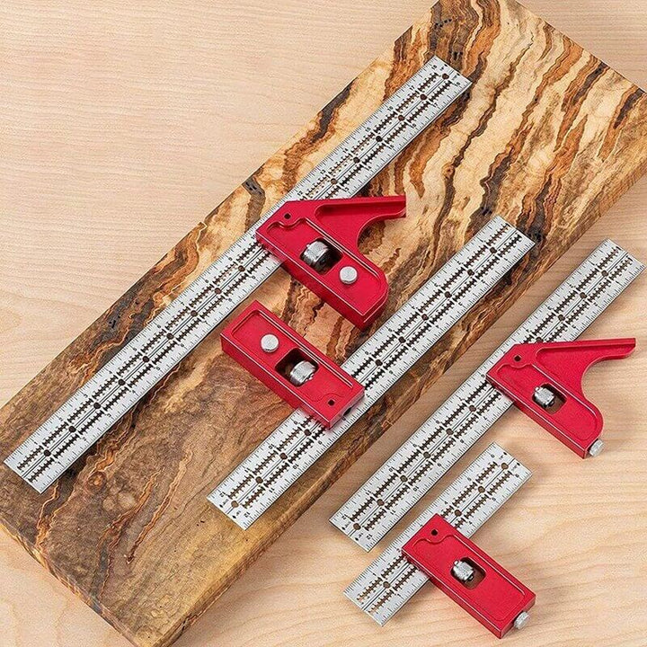 Adjustable Woodworking Ruler for Precision Marking