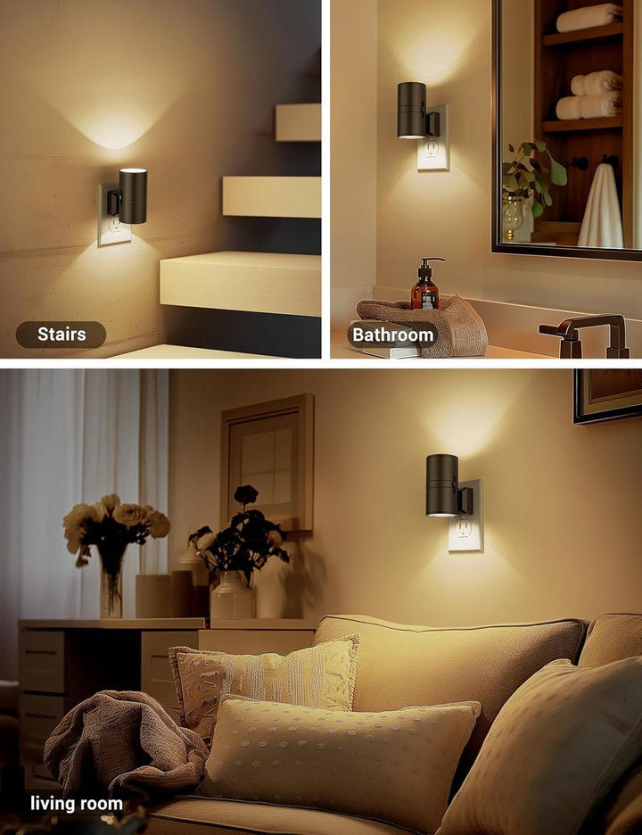 Adjustable LED Night Light with Dusk Sensor