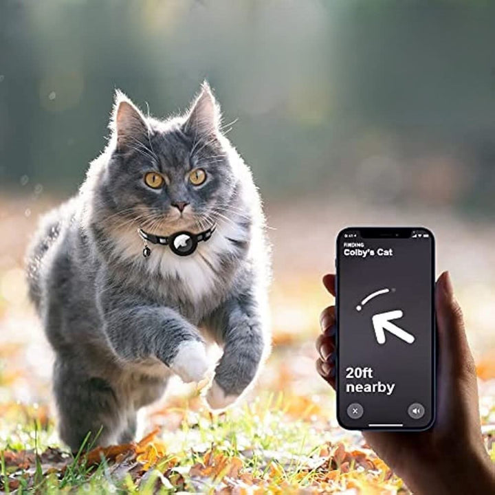 Cat Collar with GPS Tracking and Reflective, Adjustable