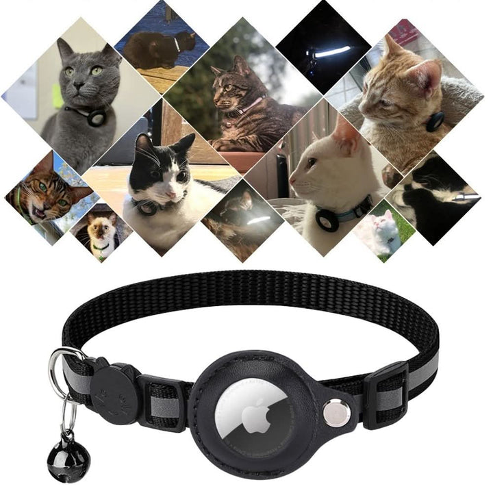 Cat Collar with GPS Tracking and Reflective, Adjustable