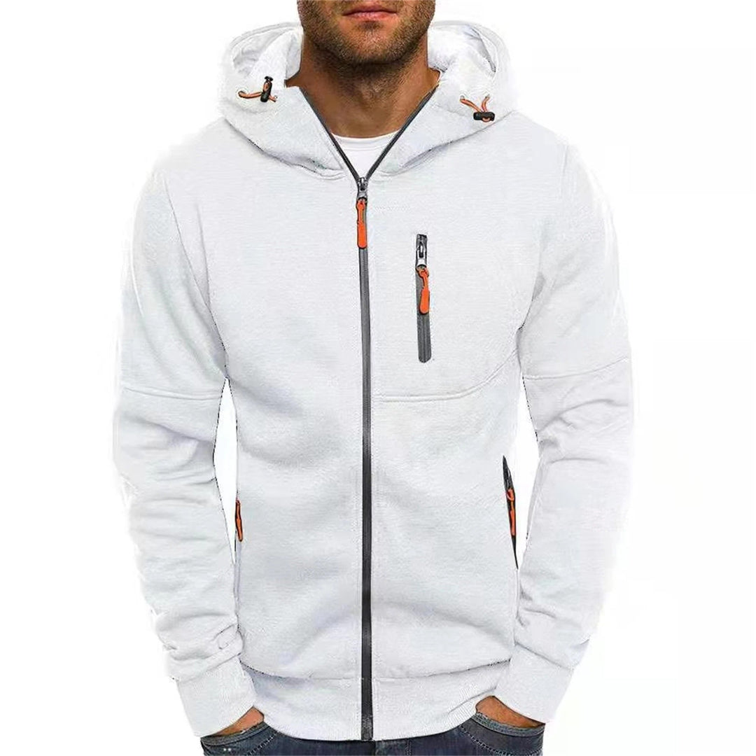 Comfortable huvt clear up for men with zip