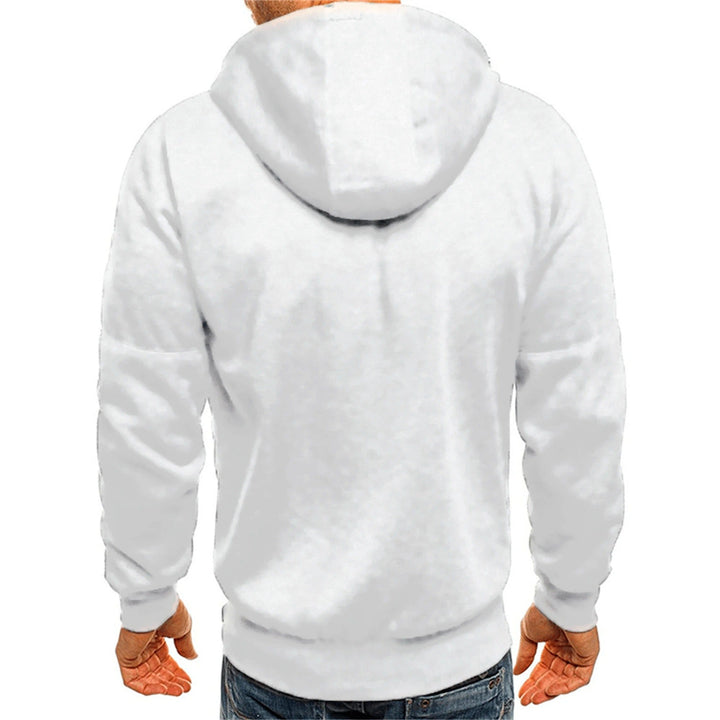 Comfortable huvt clear up for men with zip