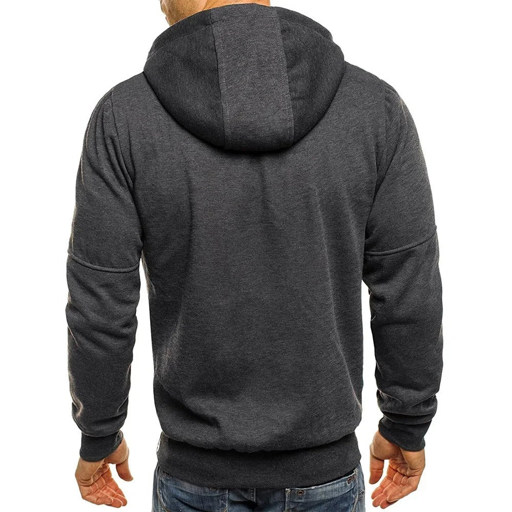 Comfortable huvt clear up for men with zip