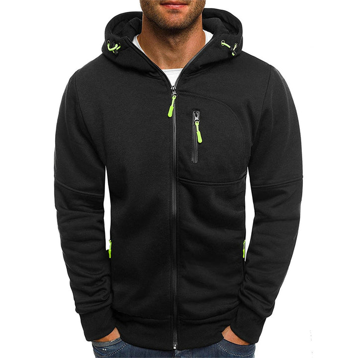 Comfortable huvt clear up for men with zip