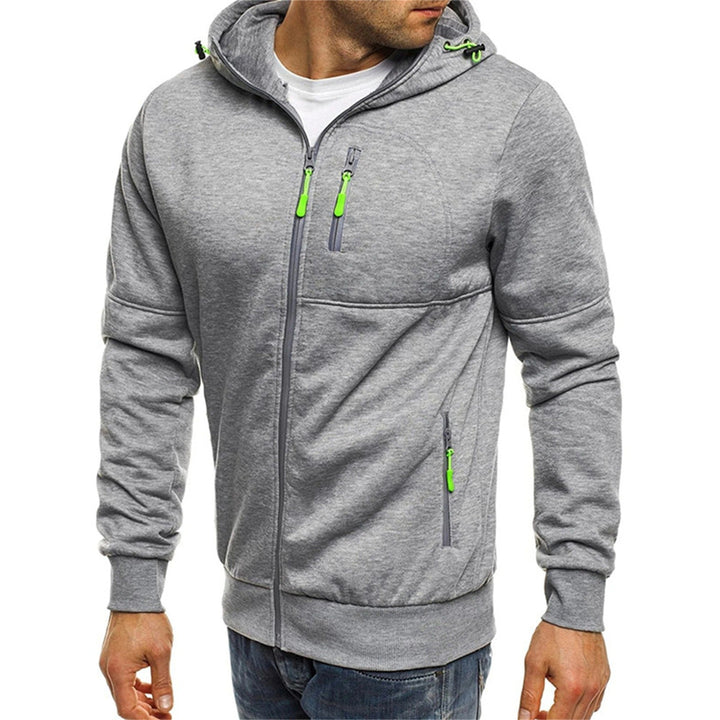 Comfortable huvt clear up for men with zip
